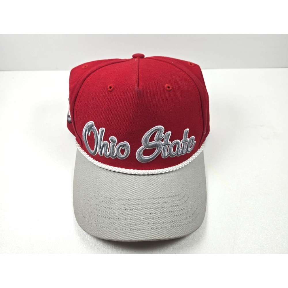Ohio State Buckeyes '47 Brand Red Adjustable Hat‎ -OSFA -Embroidered -rope